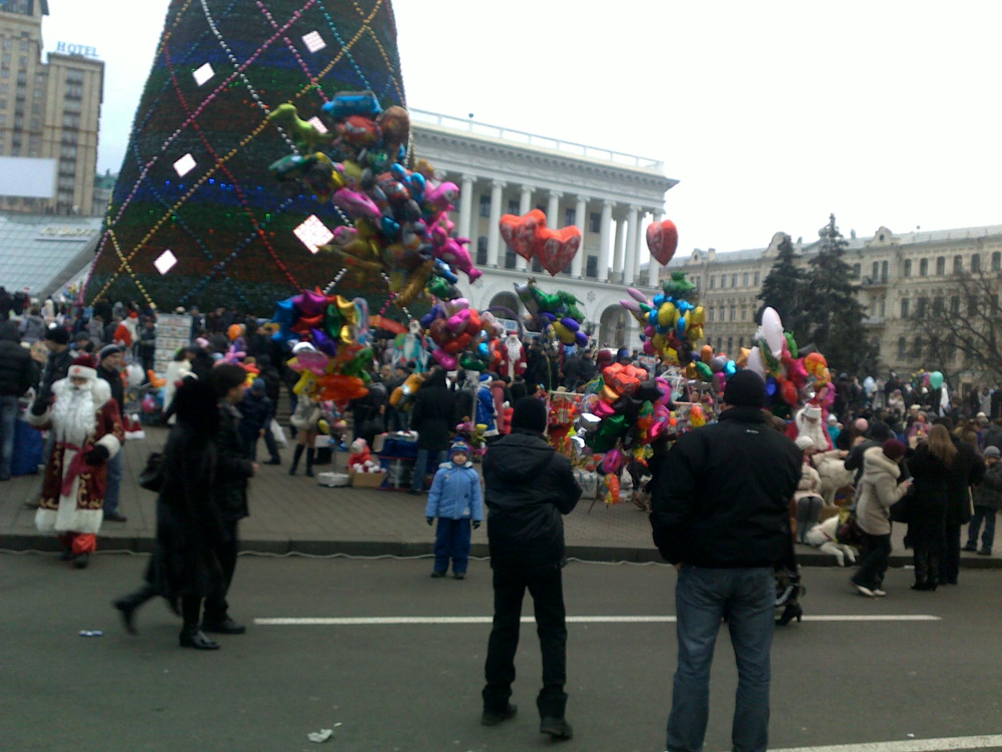 Хрещатик в январе