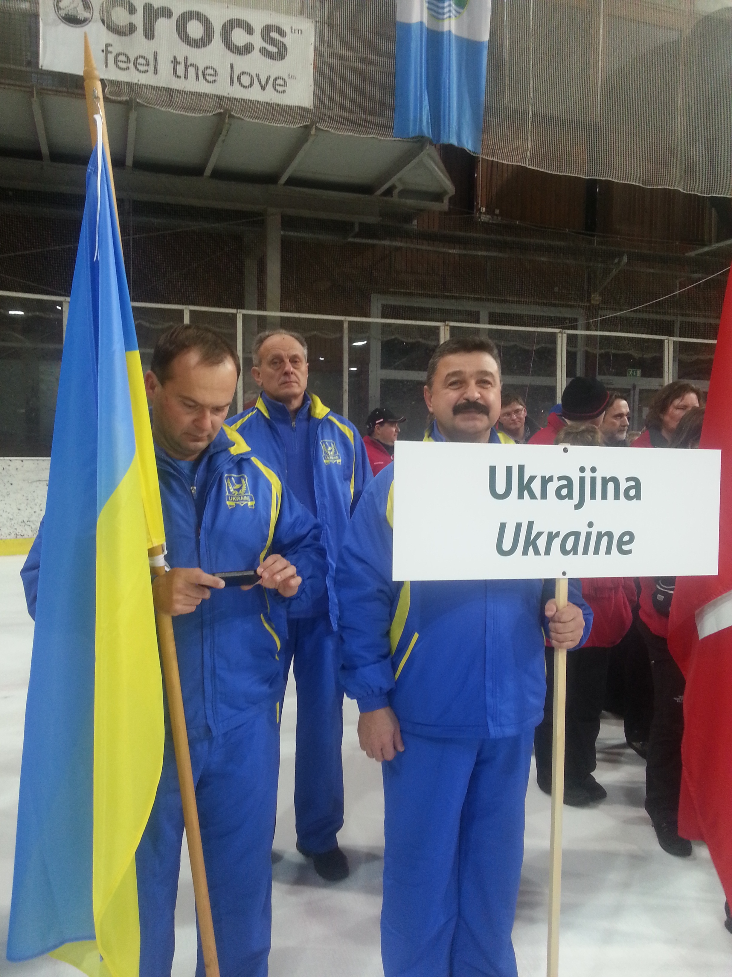 Наши на открытии чемпионата